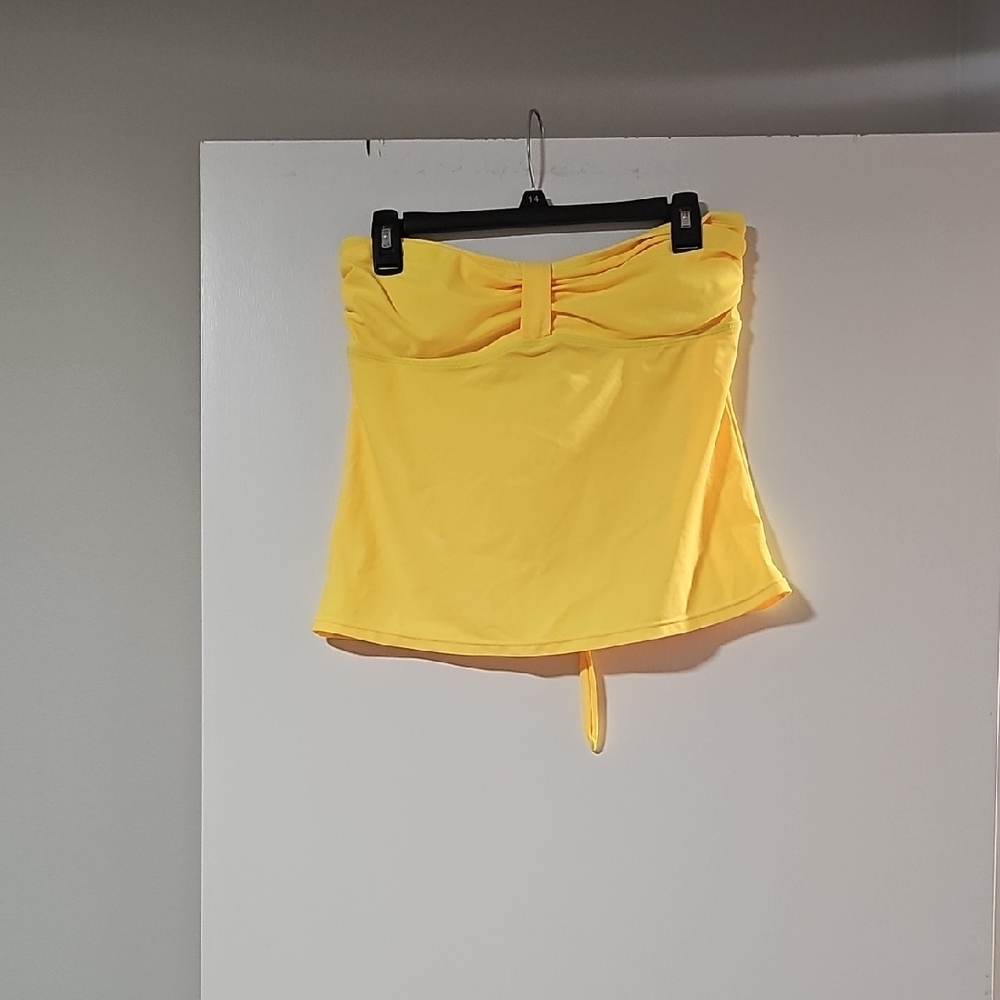 Source Unknown Yellow Swim Top